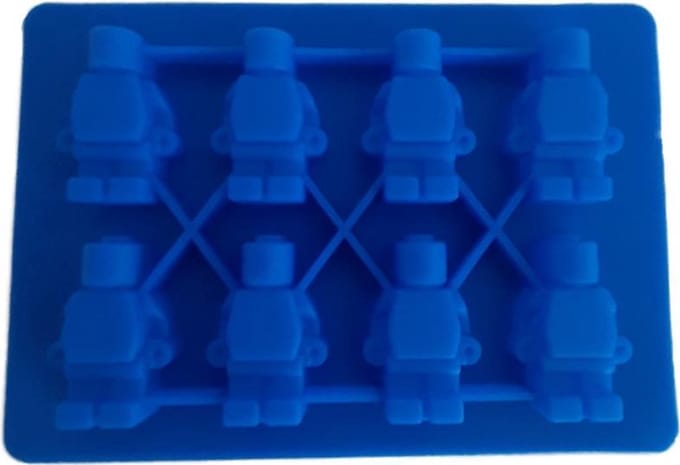 EIZOOK Bak - ijsvorm poppetjes - Chocolade - Ijsklontjes - Mousse