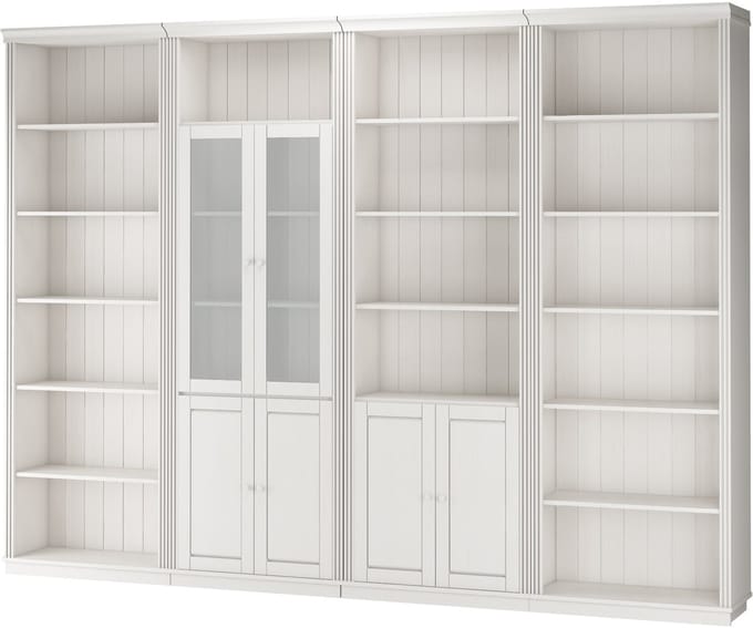 Anita-Boekenkast - Opslag & Ladder - Wit