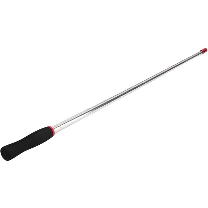 Visnet Telescopische Hengel Handvat Draagbaar Roestvrij Staal 16cm‑67cm Verlengstang white