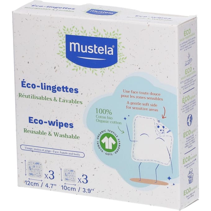 Mustela Mijn Eco 6 Herbruikbare Doekjes