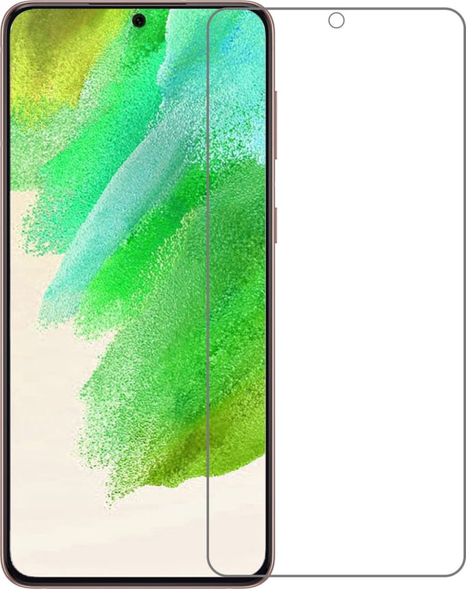 Screenprotector - Geschikt voor Samsung Galaxy S21 FE - Extra Sterk - Gehard Glas - Beschermglas - Tempered Glass - Screen Protector