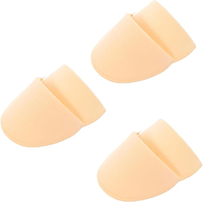 Schouderpads Set - Kleding Versterkers - Kleding Modificatie - Zelfklevend en Wasbaar - 12 Paren - Naturel
