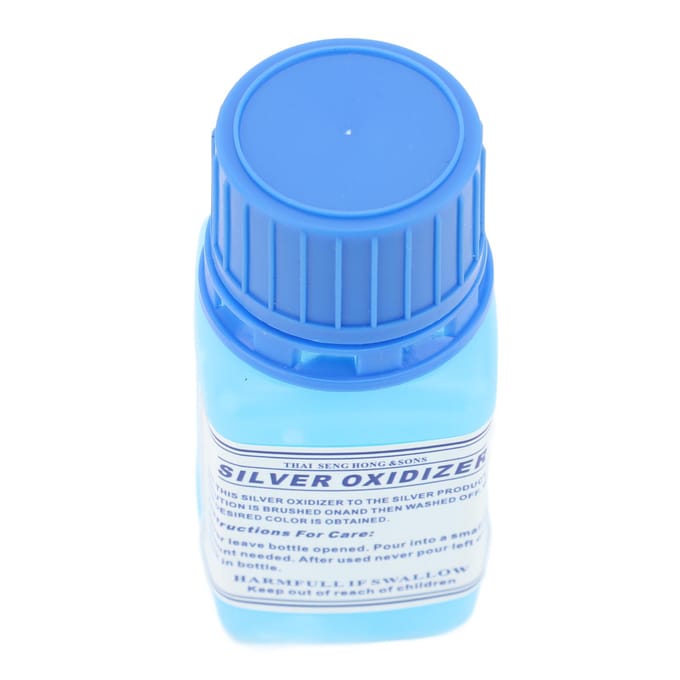 Zilver Antiek Oplossing 60ml Snelwerkende Zilver Oxidator Oplossing Langdurige Antiek Vloeistof blue