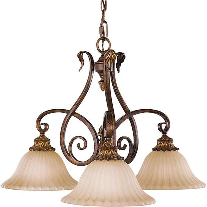 Kroonluchter - Steady Lighting - Metaal -  - E27 - L: 71.1cm - Voor Binnen - Woonkamer - Eetkamer - Tortoise