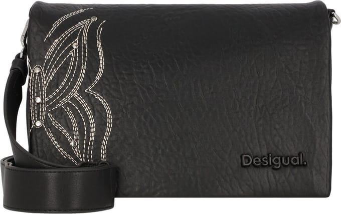 Desigual Schoudertas Goodall Dortmund Flap Black Zwart