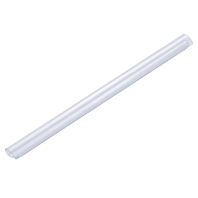 vidaXL - 100 - st - Schuttingstrookklemmen - PVC - transparant