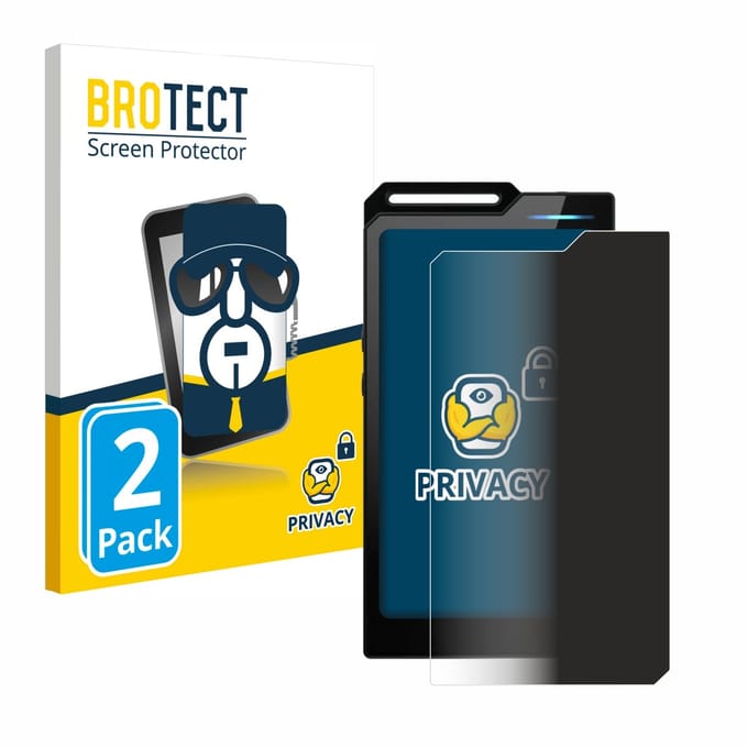 BROTECT - privacy screenprotector voor Hiby R4 - Folie Beschermfolie Blauwlichtfilter 2 Stuks