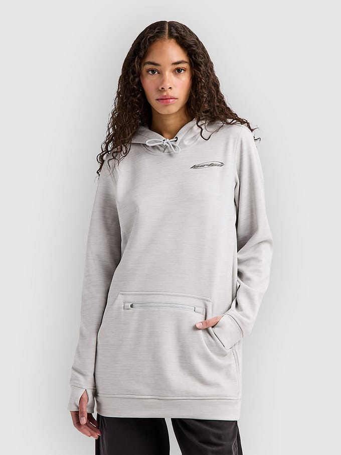 Burton Oak Long Hoodie grijs