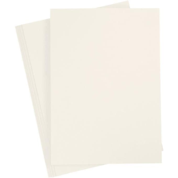 Creativ Company - Cardboard Off-white A4 220g 10 pcs.