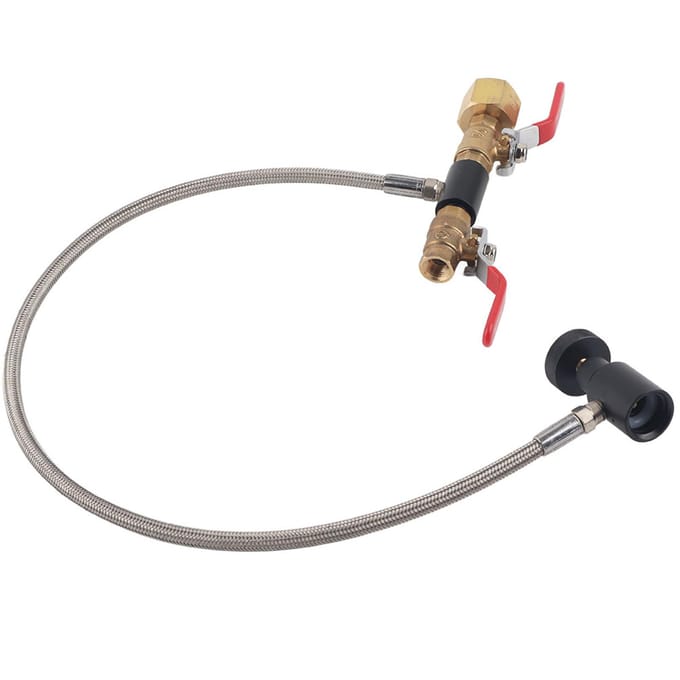 CGA-320 CO2 Cilinder Vuladapter met Slang Voor Het Vullen van Soda Tank 24  zonder Manometer