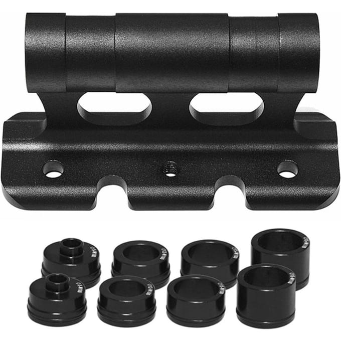 Fietsvorkbevestiging Quick Release Steekasdragers Voorvorkblok Autodakdragerdragers zwart