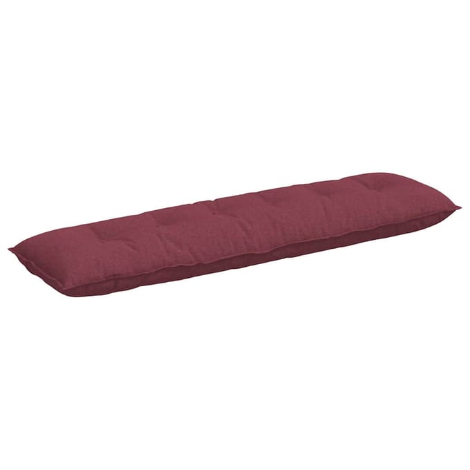 vidaXL - Rugkussen - Wijnrood - 200 - x - 19 - x - 50 - cm - Stof