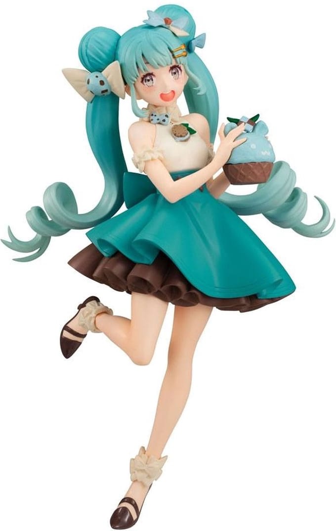 Hatsune Miku SweetSweets Series PVC Statue Hatsune Miku Chocolate Mint 17 cm