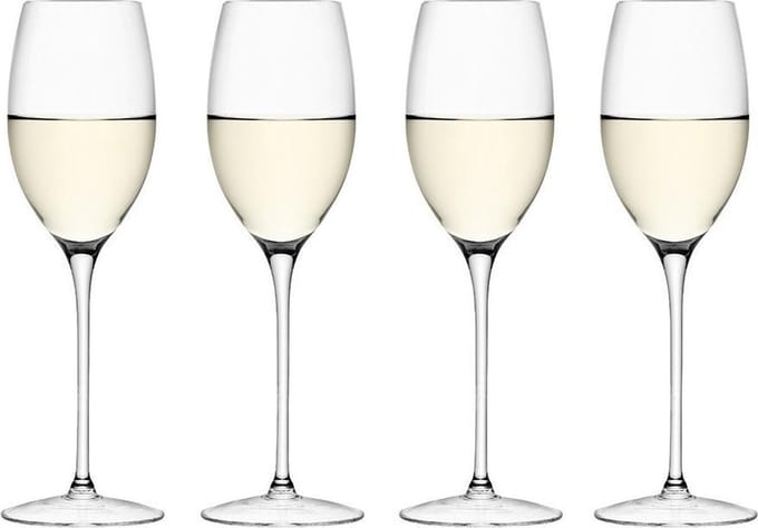 L.S.A. Wine Wijnglazen Wit - 340 ml - Set van 4 Stuks