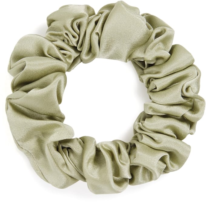 Dore & Rose - Scrunchies - Haar Accessoires - Haar Elastiek - 100% Zijden - Olive - Nº 81 Lueur d'olive