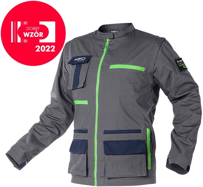 NEO PREMIUM - Werkjas - 100% Katoen - Ripstop - Maat S