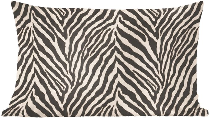 Sierkussens - Kussentjes Woonkamer - 50x30 cm - Zebra - Klassiek - Zwart