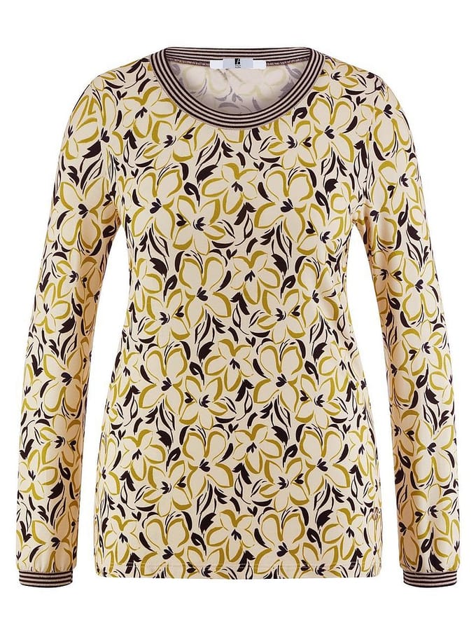 Shirt ronde hals Van Anna Aura wit