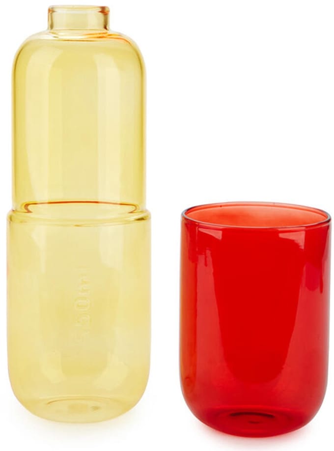 Bottle & Glass Water Pill 550 ml