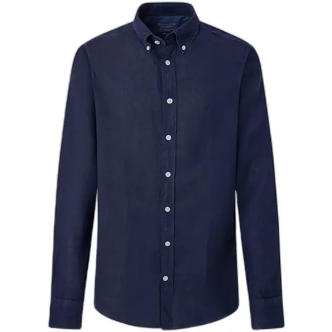 Shirt met lange mouwen Hackett Garment Dye Linen B