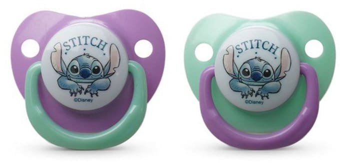 Set van 2 anatomische speentjes - THERMOBABY - Lilo & Stitch - Siliconen - 6 maanden+