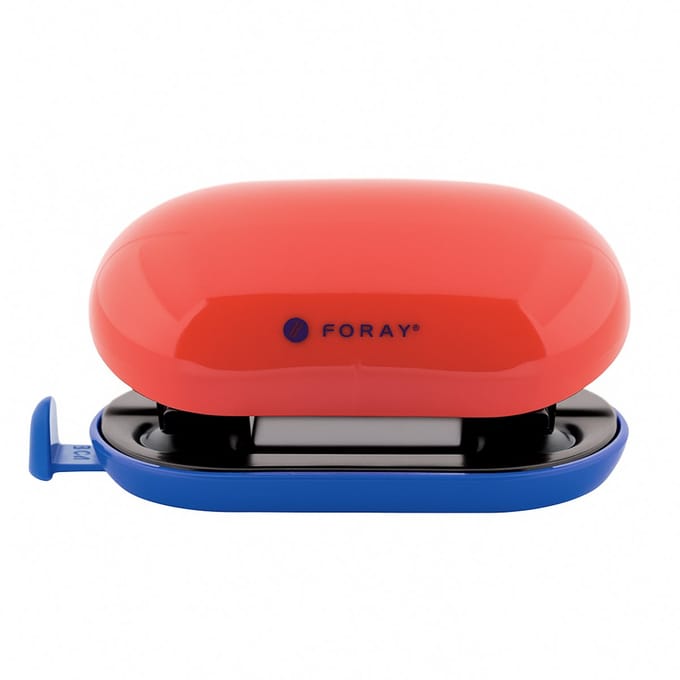 Foray Generation - 2-gaats perforator - Rood-Blauw - 10 vellen