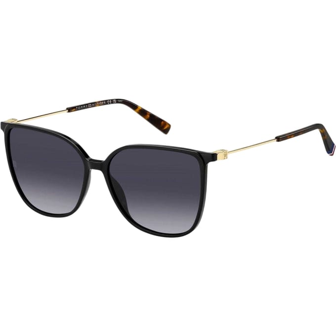 Tommy Hilfiger Ronde zonnebril (Zwart)