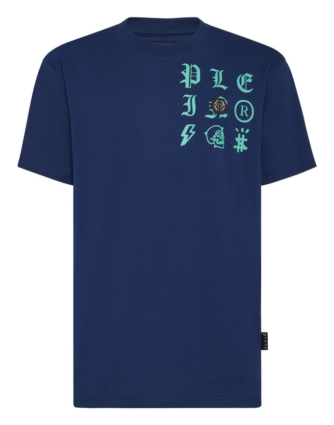 T-Shirt Ronde Hals Gothic Plein