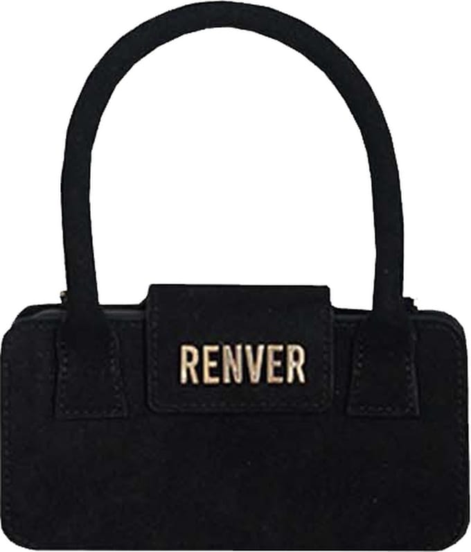 RENVER Izzy dames Iphone 13pro Telefoonhoesje met tas - zwart