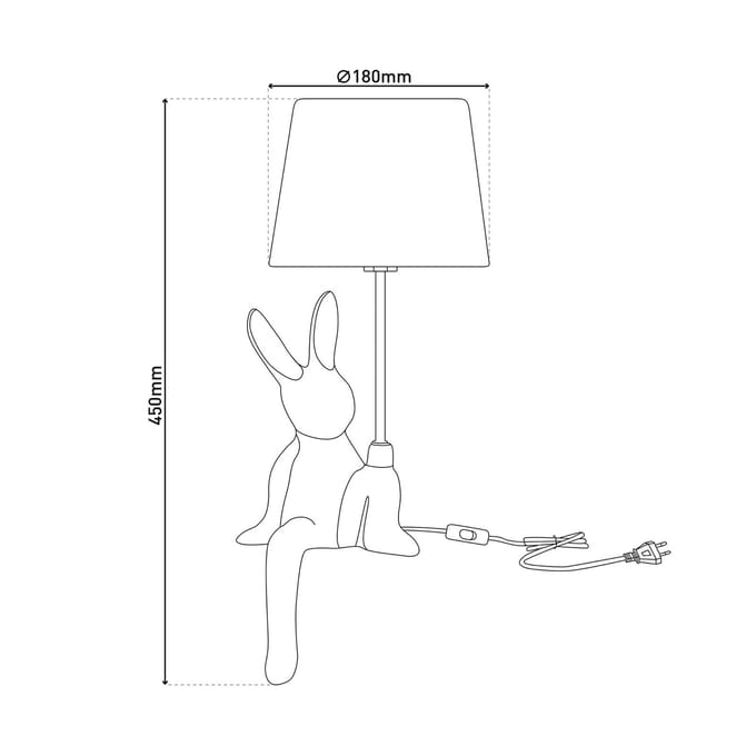 Näve Helge tafellamp, goud, hoogte 45 cm, keramiek/stof