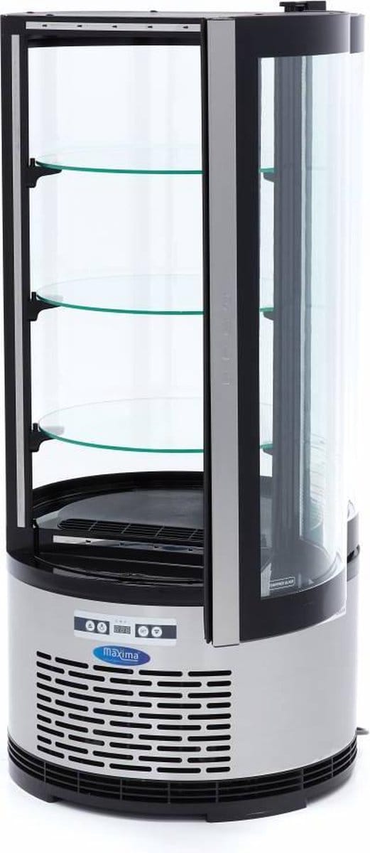 Gebaksvitrine - 100 L - 48 cm - Rond