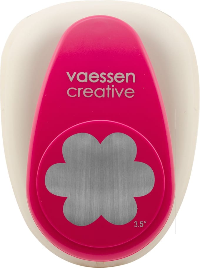 Vaessen Creative Pons - Figuurpons - Bloem - 8 x 8,7 cm