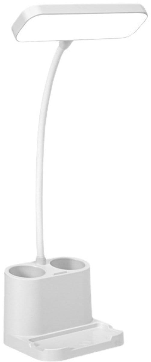 longziming -Multifunctionele 3-in-1 LED Bureaulamp – Dimbaar, 3 Lichtstanden – Met Telefoon- & Pennenhouder