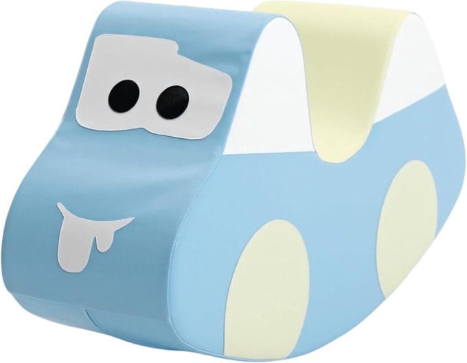 IGLU Soft Play Ride On Toy - Car - Licht pastel blauw