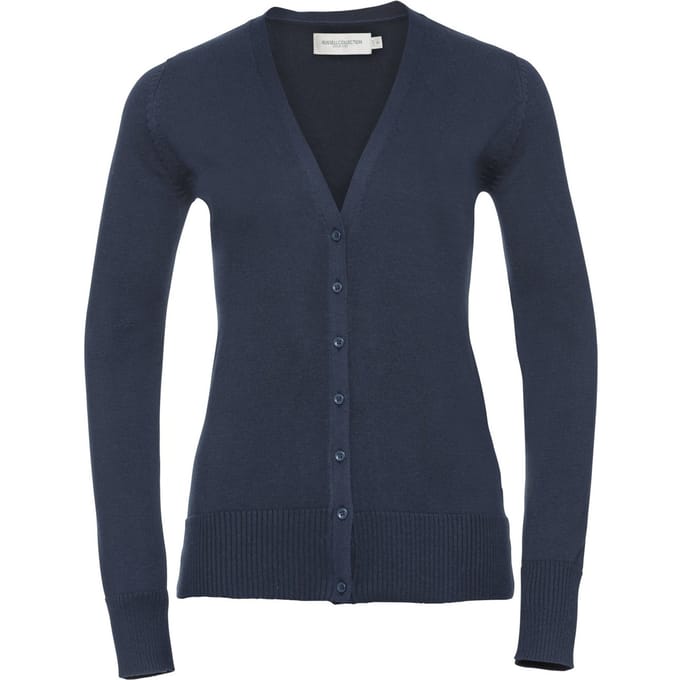 Russell Collection Dames/Dames Diep V Vest (Franse marine)