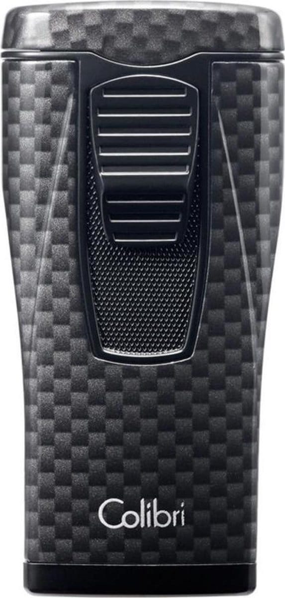 Aansteker Colibri Monaco carbon zwart