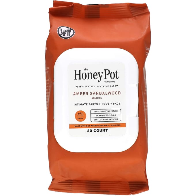 The Honey Pot Company, Amber Sandelhout Tissues, 30 Vel red