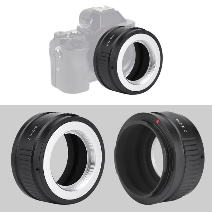 M42-Z Camera Adapter Ring voor M42 Lens naar voor Nikon Z Mount Camera's black