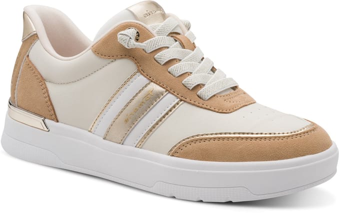 Tamaris Comfort Essentials Dames Sneakers - CAMEL COMBI
