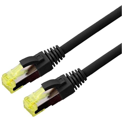 ROLINE Outdoor patchkabel Cat.6A (Klasse EA) S/FTP (PiMF), soepel draad, LSOH, zwart, 5 m