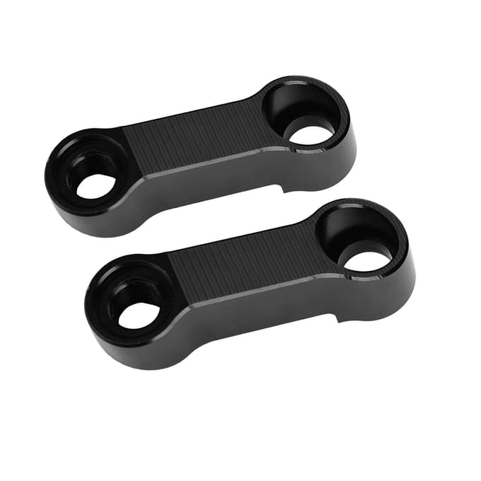 10 mm 8 mm motorfiets achteruitkijkspiegeladapterset Riser Mount Extender black