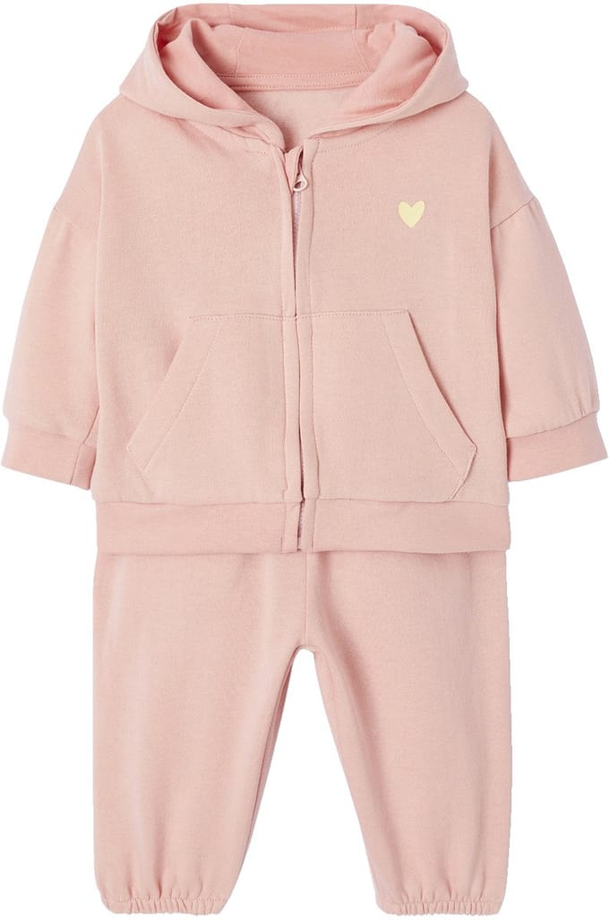 Vertbaudet Sportpak met capuchon en rits + jogging voor baby