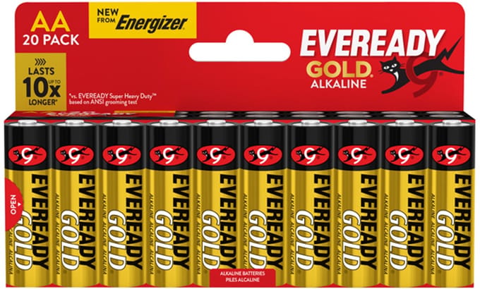 Energizer Eveready Gold - Batterijen - AA (LR6) - Alkaline - 20 stuks