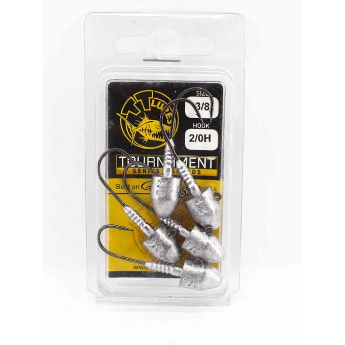 Tackle Tactics TT Tournament Jig Head 3/8 oz 2/0H 5/verpakking (8287)