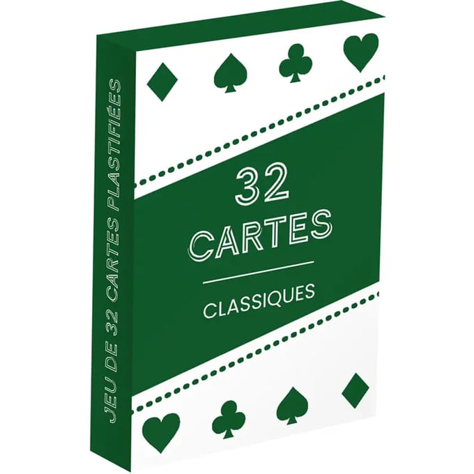 32 kaarten spel met gelamineerde hoes Wonderkids
