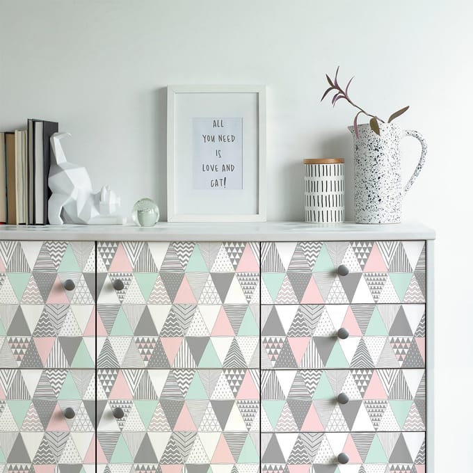 Scandinavische meubelsticker Janna 40 x 60 cm