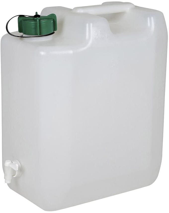 EDA - Jerrycan - Met kraan - 35 Liter - Jerrycan voor water - Wit