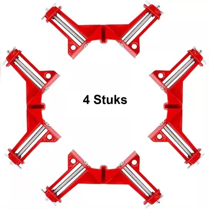 Hoekklemmen - Set van 4 - Hoek Lijmklemmen