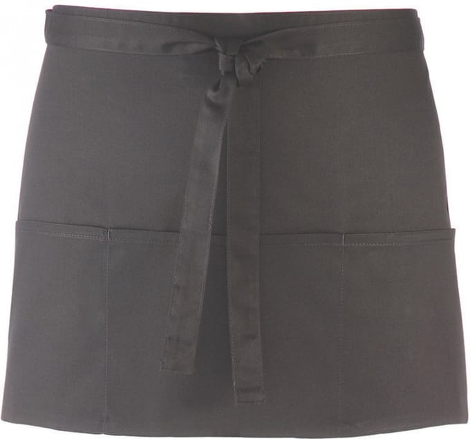 Schort/Tuniek/Werkblouse Unisex One Size Premier Dark Grey 65% Polyester, 35% Katoen