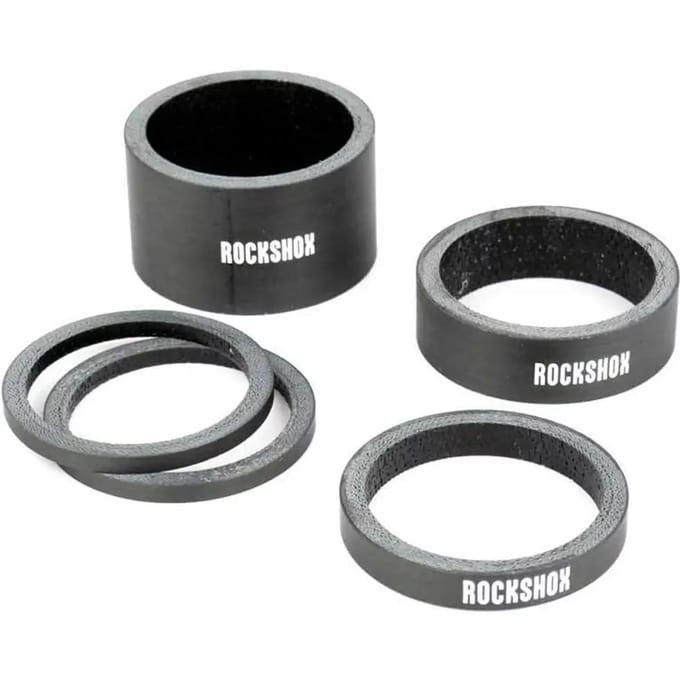 Headset Rockshox Kit Rockshox Headset Spacer Carb. Glanzend Logo
